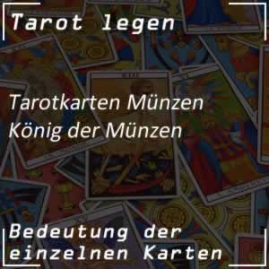 Tarotkarte König der Münzen