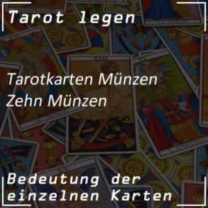 Tarotkarte Zehn Münzen