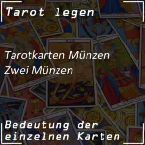 Tarotkarte Zwei Münzen