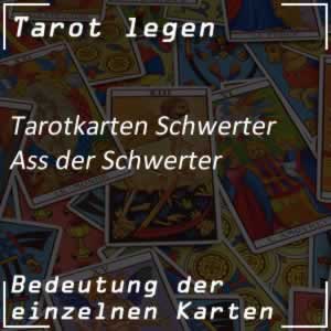 Tarotkarte Ass der Schwerter