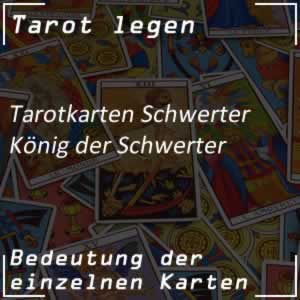 Tarotkarte König der Schwerter