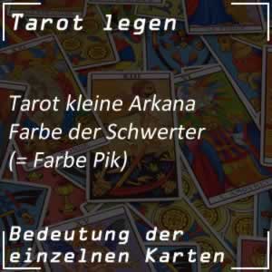 Tarotkarten der Schwerter