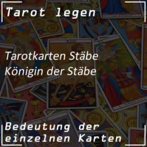 Tarotkarte Königin der Stäbe