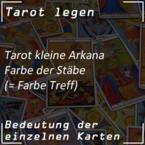 Tarotkarten der Stäbe