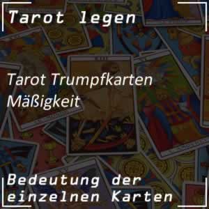 Tarotkarte Die Mäßigkeit