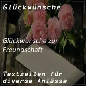 Glückwunsch Freundschaft