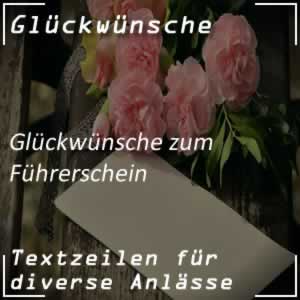 Glückwunsch Führerschein