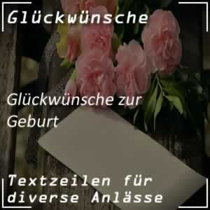 Glückwunsch Geburt