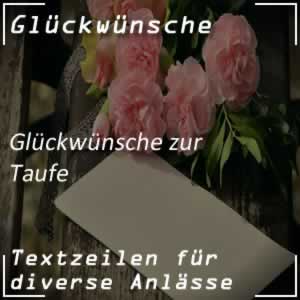 Glückwunsch Taufe