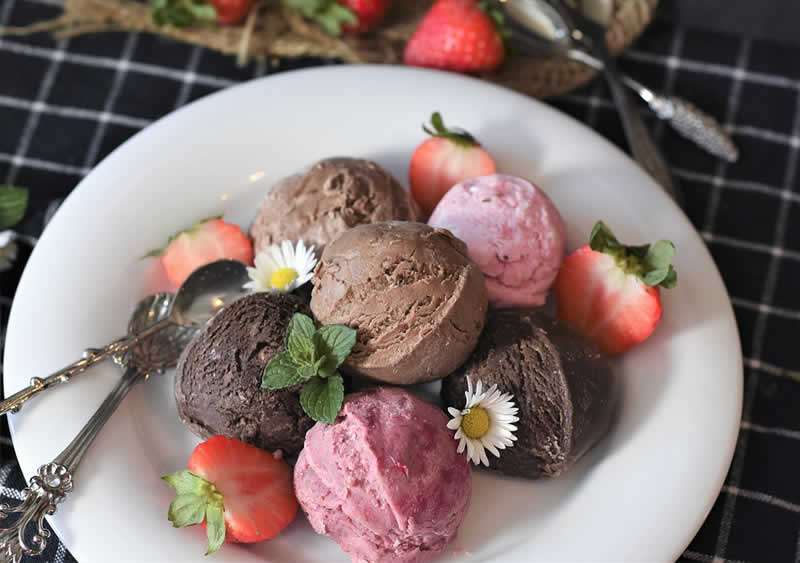 Rezepte für Eiscremes
