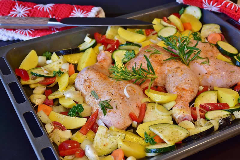 Kochrezept mit Hühnerfleisch