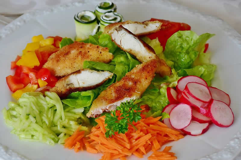 Salatrezepte mit Fleisch