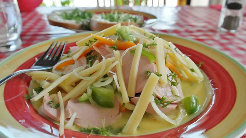 Salatrezepte mit Wurst