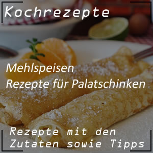 Rezepte für Palatschinken