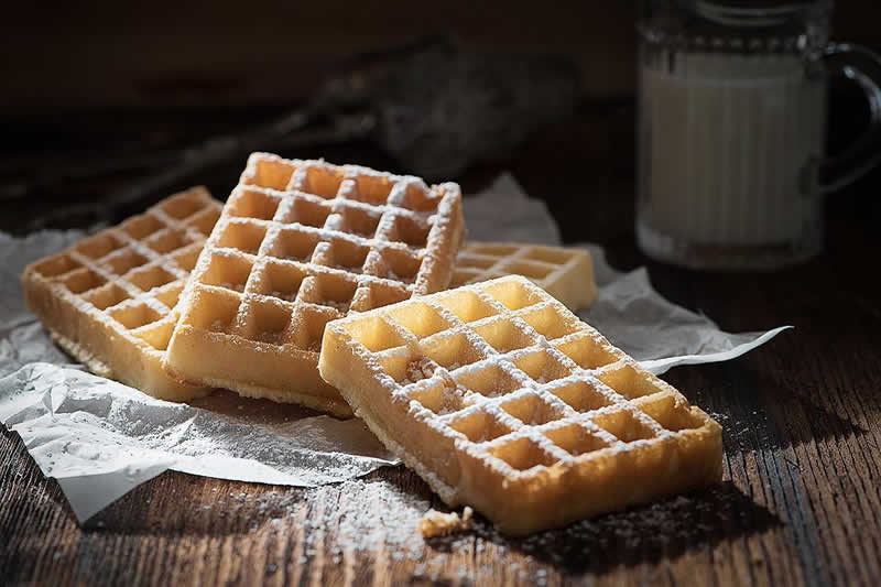 Waffelrezepte mit Butter zubereiten