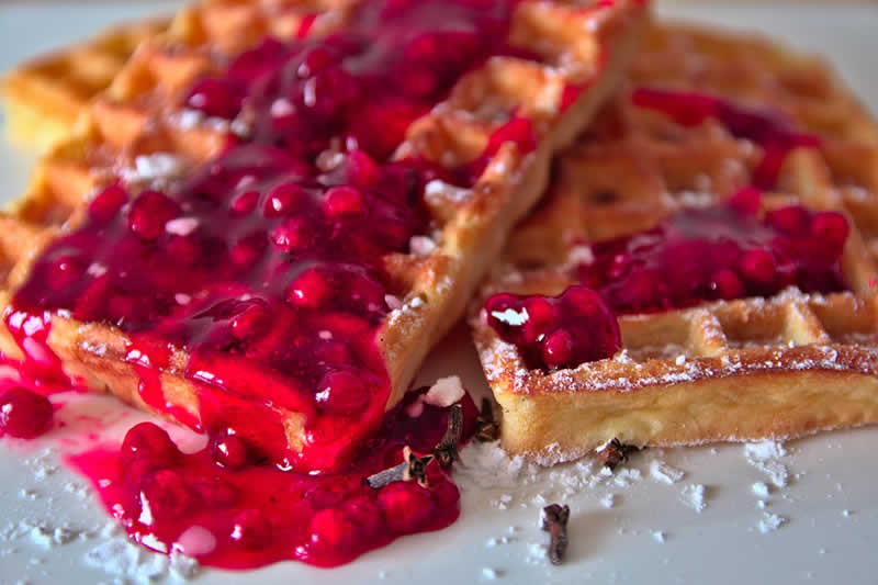 Waffelrezepte für sehr süße Waffeln