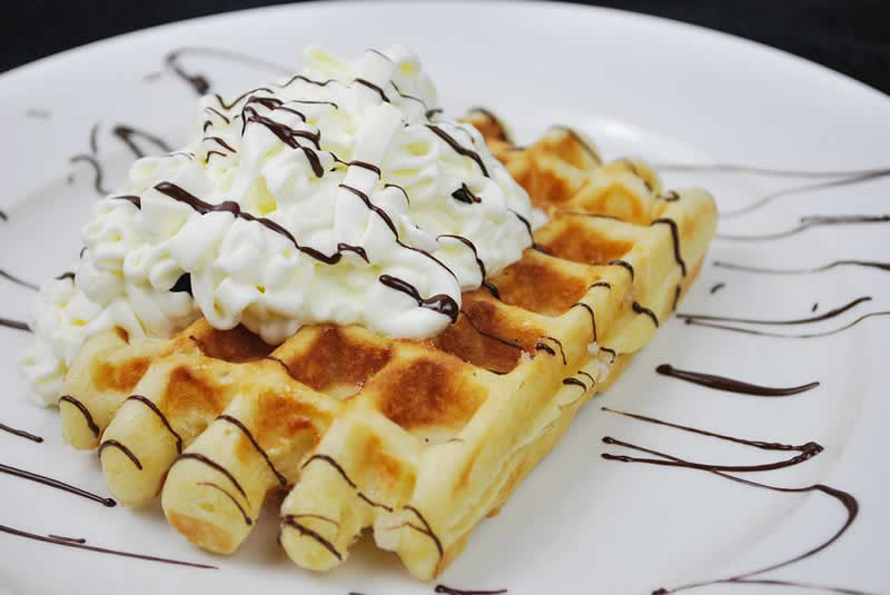 Waffelrezept für Schokoladewaffeln