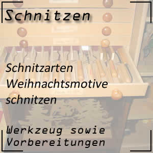 Schnitzen und Weihnachten