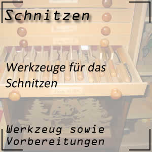 Werkzeuge für das Schnitzen