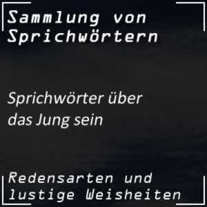 Sprichwörter über die Jugend