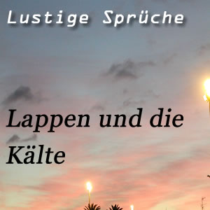 Lappen in der Kälte