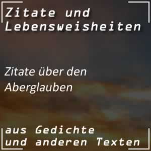 Zitate Aberglaube Sprüche