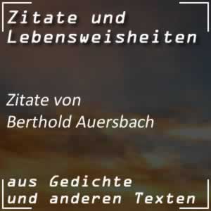 Zitate Berthold Auersbach Sprüche