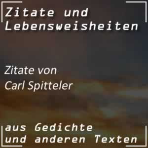 Zitate Carl Spitteler Sprüche