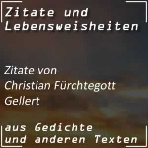 Zitate Christian Fürchtegott Gellert Sprüche