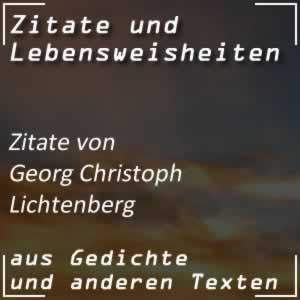 Zitate Georg Christoph Lichtenberg Sprüche