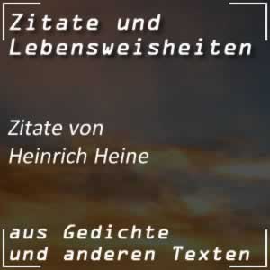 Zitate Heinrich Heine Sprüche