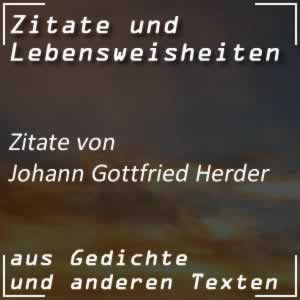 Zitate Johann Gottfried Herder Sprüche