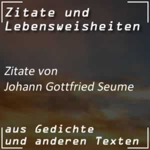 Zitate Johann Gottfried Seume Sprüche