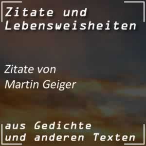 Zitate Martin Geiger Sprüche