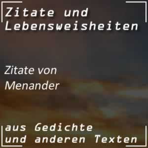 Zitate Menander Sprüche