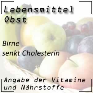 Birne hilft bei Cholesterin