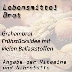 Grahambrot mit vielen Ballaststoffen