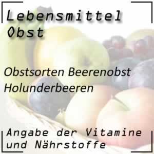 Holunderbeeren mit viel Vitamin C