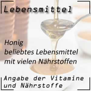 Honig mit vielen Vitaminen