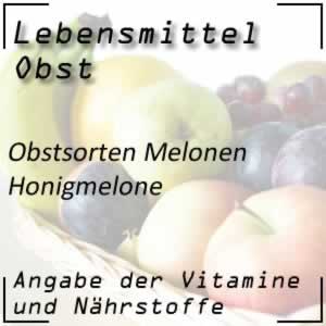 Honigmelone mit viel Vitamin A und C