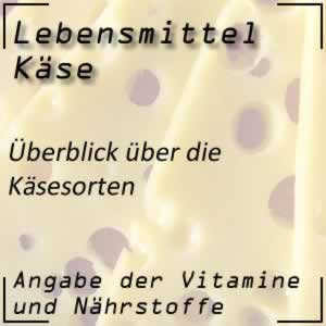 Käse und Käsesorten