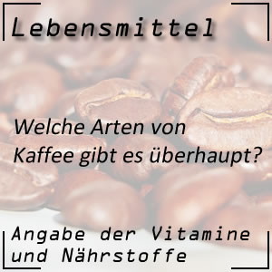 Kaffeearten