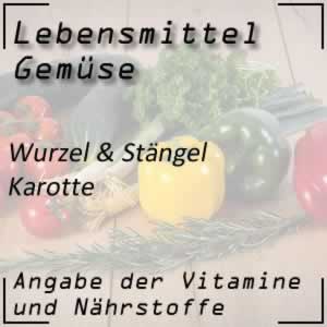 Karotten mit viel Vitamin A für die Augen