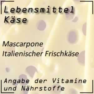 Mascarpone - italienischer Frischkäse