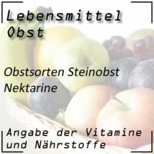 Nektarine mit vielen Mineralstoffen