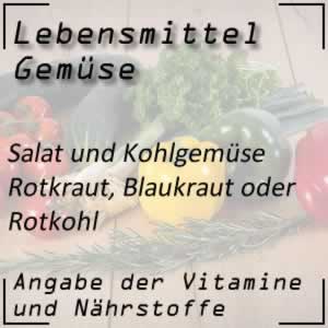 Rotkraut oder auch Rotkohl