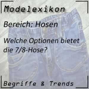 7/8-Hose bis zum Knöchel