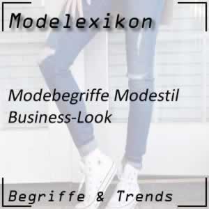 Modestil Business-Look oder Geschäftskleidung