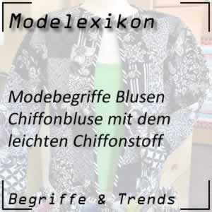 Chiffonbluse aus dem leichten Chiffonstoff