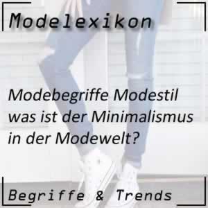 Minimalismus in der Mode